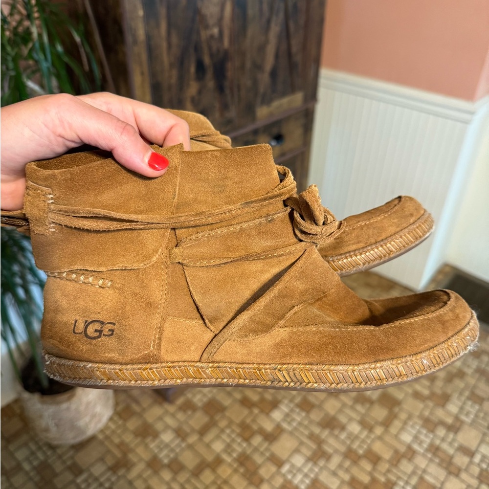 UGG Women’s Reid Suede Moccasin Boots